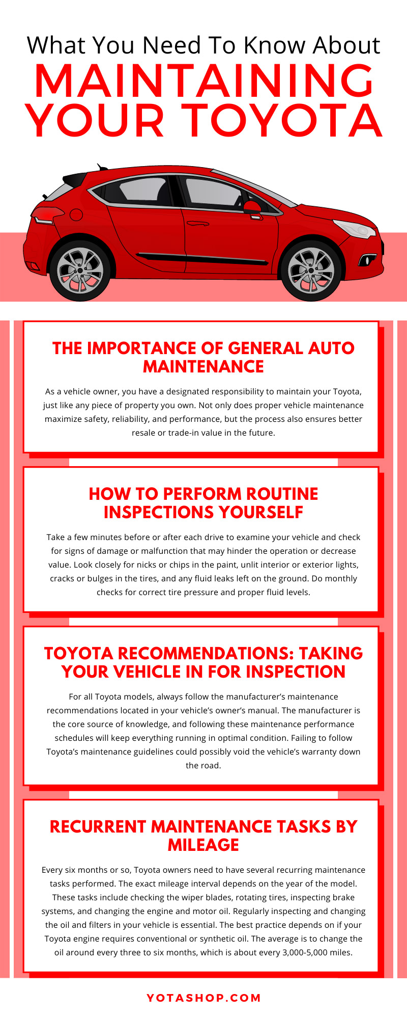 What You Need To Know About Maintaining Your Toyota