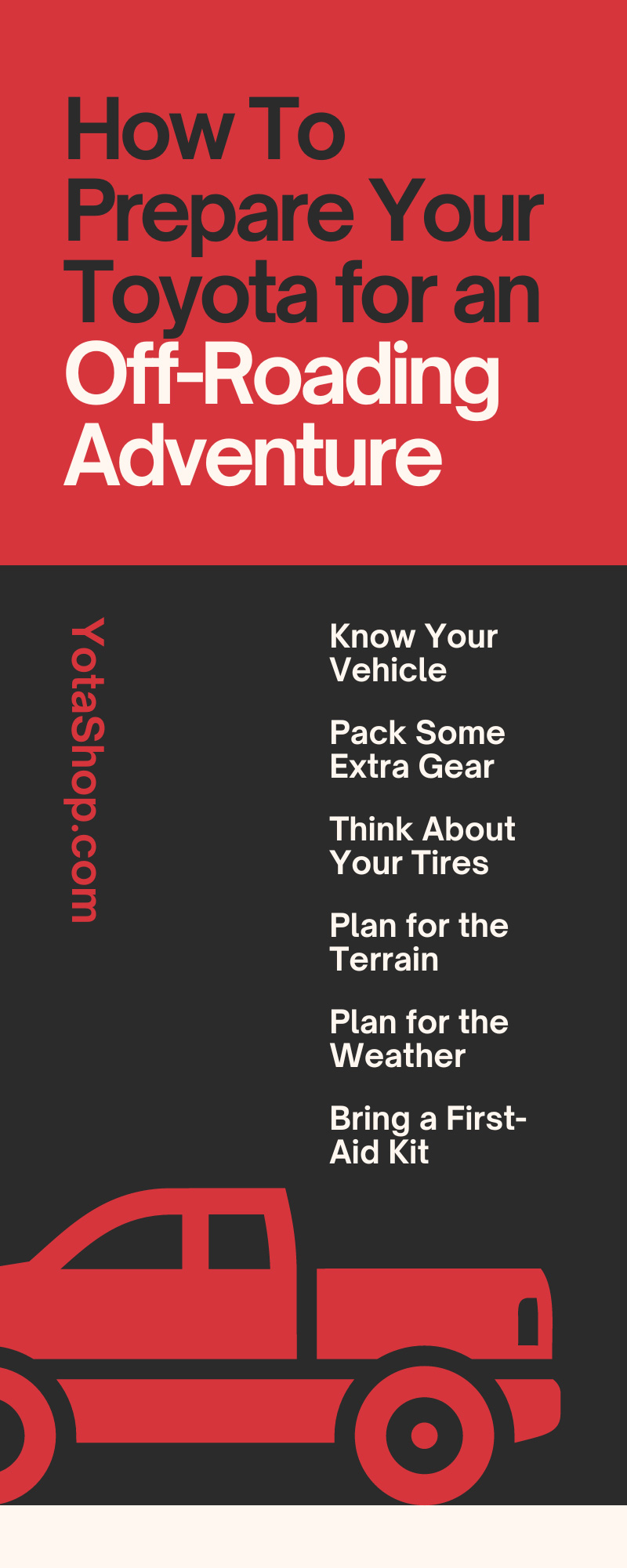 How To Prepare Your Toyota for an Off-Roading Adventure
